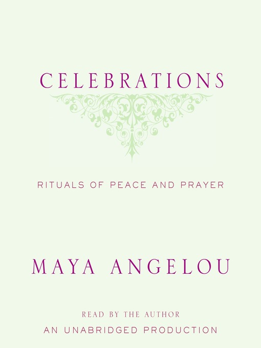 Title details for Celebrations by Maya Angelou - Wait list